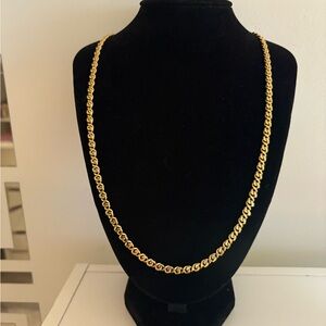 GIVENCHY Excellent Condition Bright Gold Chain Necklace